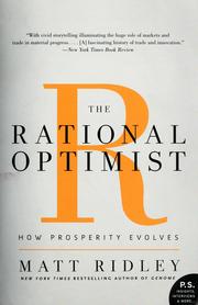 best books about Overpopulation The Rational Optimist: How Prosperity Evolves