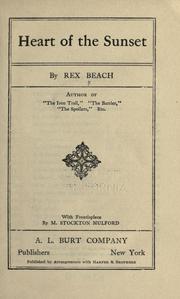 Cover of: Heart of the Sunset