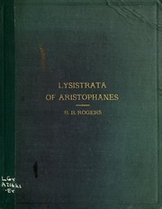 Cover of: Lysistrata