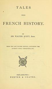 Cover of: Tales from French history