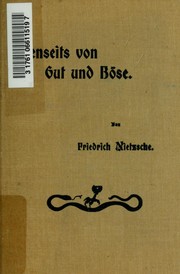 Cover of: Jenseits von Gut und Böse: prelude to a philosophy of the future