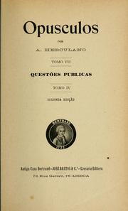 Cover image for Opusculos