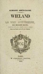 Cover of: Wieland