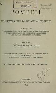 Cover of: Pompeii; its history, buildings, and antiquities