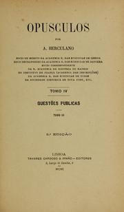 Cover image for Opusculos