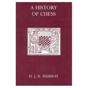 Cover of: A history of chess