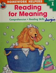 Cover of: Homework helpers