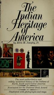 Cover of: The Indian heritage of America