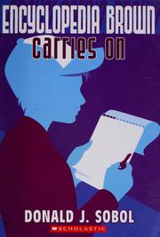 Cover of: Encyclopedia Brown Carries On