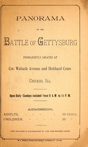 Cover of: Panorama of the Battle of Gettysburg