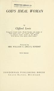 Cover of: God's ideal woman