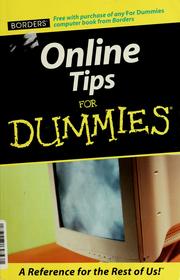 Cover of: Online tips for dummies