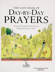 Cover of: The Lion book of day-by-day prayers