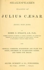 Cover of: Julius Caesar