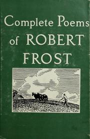 Cover of: Complete poems of Robert Frost