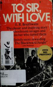 Cover of: To Sir, with love