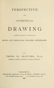 Cover of: Perspective and geometrical drawing