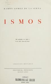 Cover of: Ismos