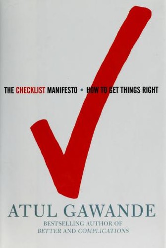 Cover image for The checklist manifesto