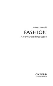 best books about Fashion Industry Fashion: A Very Short Introduction