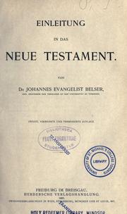 Cover image for Einleitung in Das Neue Testament