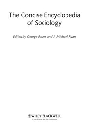Cover of: The concise encyclopedia of sociology
