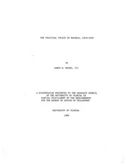 Cover of: The political police in Bavaria, 1919-1936