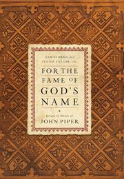 Cover of: For the Fame of God's Name