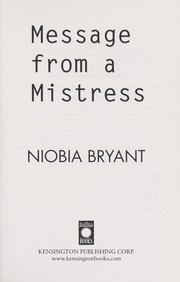 Cover of: Message from a mistress