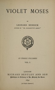 Cover image for Violet Moses