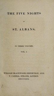 Cover of: The five nights of St. Albans