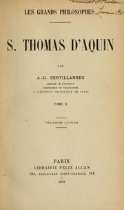 Cover image for S. Thomas D'Aquin