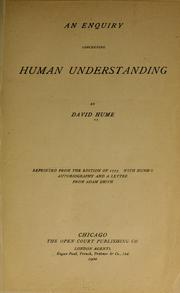 Cover of: Philosophical essays concerning human understanding
