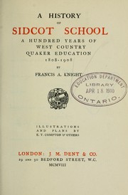 Cover image for A History of Sidcot School