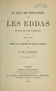 Cover image for La Saga Des Nibelungen Dans Les Eddas Et Dans Le Nord Scandinave