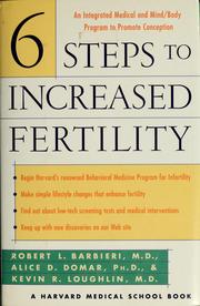 Cover of: Six steps to increased fertility