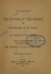 Cover of: The finding of the gnosis