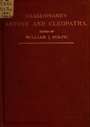 best books about play Antony and Cleopatra