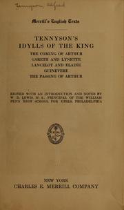 Cover of: Idylls of the King