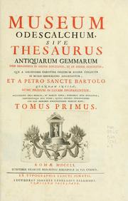 Cover of: Museum Odescalchum, sive, Thesaurus antiquarum gemmarum