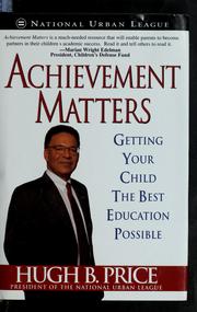 Cover of: Achievement matters