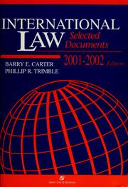 Cover of: International law