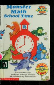 Cover of: Monster math school time