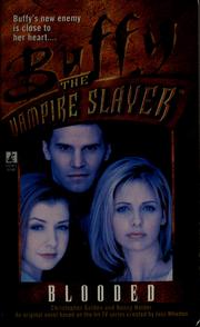 Cover of: Blooded (Buffy the Vampire Slayer: Season 3 #2)