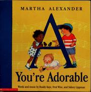 Cover of: A you're adorable