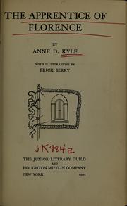 Cover of: The apprentice of Florence