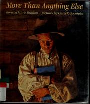 Cover of: More than anything else