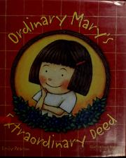 best books about Kindness For Upper Elementary Ordinary Mary's Extraordinary Deed