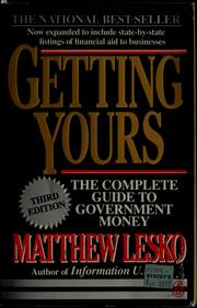 Cover of: Getting yours