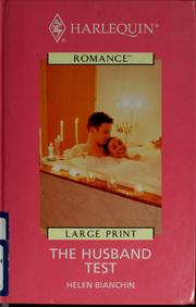 Cover of: Husband Test (Presents Passion)